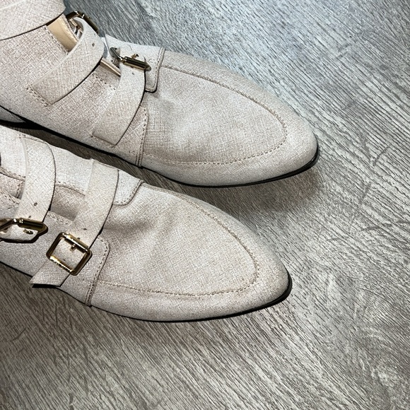 Jimmy Choo Marlin Buckle Canvas Boots Pointed Toe - Picture 4 of 12